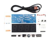 LYEAA Kit elettronico Fai da Te STC8G1K17/15W413AS/DS1302 con Orologio Digitale a LED, Kit for esforimenti for la creazione di Orologi elettronici, Tempo Settimana, visualizzazione della Data, Parti