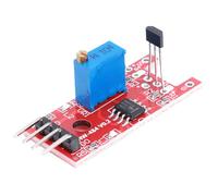 LYEAA KY-024 Interruttori magnetici lineari Hall Sensore Hall magnetico lineare a 4 pin DC 5 V Sensore magnetico effetto Hall Chip LM393 for kit fai da te