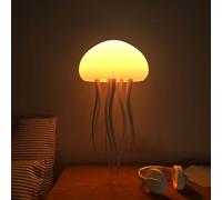 LYEAA LED Luce notturna intelligente for meduse Controllo vocale Tipo C Ricarica Luce notturna a forma di medusa del fumetto Tentacoli flessibili con gradiente RGB for decorazioni for la cam