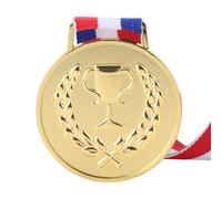LYEAA Medaglie Premio Medaglia d'Oro da 4,9 cm con Nastro al Collo Ricompense Sportive Medaglie del Vincitore in Metallo Medaglie del Concorso for la Gara di Festa di Talent Show (Oro)