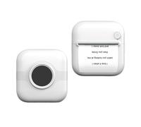 LYEAA Mini stampante termica portatile wireless BT 203dpi Batteria integrata da 1000 mAh Mini stampante tascabile ricaricabile USB per etichette fotografiche Memo Domanda sbagliata Stampa per