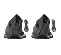LYEAA Mouse wireless verticale Mouse ergonomico ricaricabile Tri-Mode BT+2.4GHz+mouse ottico cablato