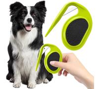 LYEAA Pettine for annodare Spazzola for la muta del cane Spazzola sicura for cuccioli e gattini Strumento for la depilazione Pettine for rimuovere i peli annodati e aggrovigliati (Verde)