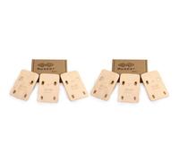 LYEAA Set di 3 spessori per chitarra elettrica in acero, distanziatori per basso elettrico da 0,25/0,5/1 gradi, distanziatori per assorbimento acustico