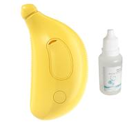 LYEAA Spazzola for Pulizia Gatti con Porta Spray Spazzola Elettrica Spray Versatile Spazzola for Depilazione Cani Gatti for Rimuovere i Peli Sciolti Aggrovigliati (Giallo con Essenza)