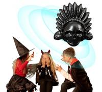 LYEAA Spettrale Fischio della Morte Azteco Urlante Fischio di Guerra Azteco Urlo Fischietto da Collezione for Scherzi di Halloween Puntelli