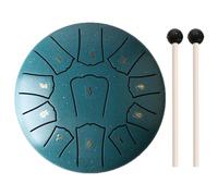 LYEAA Tamburo Handpan da 6 pollici 11 note con borsa for batteria Libro di musica Bacchette for batteria Strumenti di guarigione del suono Strumento a tamburo for pioggia for intrattenimento