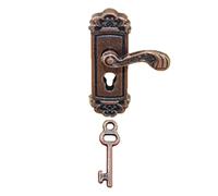 LYEAA Vintage Divertente 1/12 Casa delle Bambole in Miniatura Set di Chiavi for Serratura della Porta Giocattolo Hardware for Casa delle Bambole (C)
