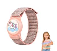 LYEGJT 1 Pezzo Braccialetto Bambini Custodia,Se mi Perdo Bambini Bracciale GPS,Nylon,Anti-smarrimento e Anti-graffio,Motivo Unicorno,Per Adolescenti e Anziani