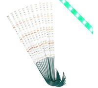 Lyeteung 12 Pezzi 200mm 12V - 18V Precablato Striscia LED, 2835 Modello di Illuminazione a LED, SMD Luce Autoadesiva Flessibile Verde