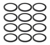 Lyeteung 12 Pezzi 56x45x2 mm Piatte Guarnizione per Tubi di Scarico del lavello, Rondelle in Silicone per Impianti Idraulici, Guarnizioni per Sifone, per Tubi di Scarico, Sifone