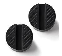 Lyeteung 2 Pezzi Universale Jack Pad 65mm, Tampone in Gomma per Cric con Scanalatura, Cuscino in Gomma per Cric, per Cric e Elevatori