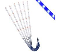 Lyeteung 6 Pezzi 200mm 12V - 18V Precablato Striscia LED, 2835 Modello di Illuminazione a LED, SMD Luce Autoadesiva Flessibile Blu