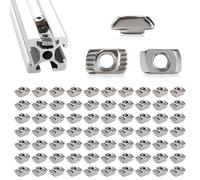 Lyeteung 70 Pezzi 20 Serie M4 T-Nut, Dado Testa Martello, T-Slot Hammer Head Nut, per 2020 2040 2060 Profilati in Alluminio Estruso