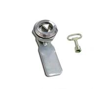 LYEUXHJPX 1 Set di Serrature for Utensili MS705 in Acciaio Inossidabile con Linguetta Rotante for Serratura a camma Cinet Industriale Serratura Cinet da 18 mm(H7mm-Stainless)