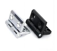 LYEUXHJPX CL226-2-3 Zinc Alloy Butt Hinge for Electrical Cabinet Black/Bright Electric Box 5Pcs(5pcs-40-black)