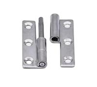 LYEUXHJPX Detachable Hinge 2/2.5/3/4 inch Stainless Steel Flag Shape Slip Joint Removable Hardware 1Pcs(2.5 inch Left)