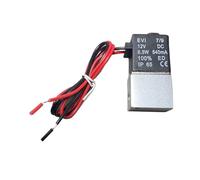 LYEUXHJPX Elettrovalvola DC 12V 24V 110V 220V 1/4"" 1/8"" 2 Vie normalmente Chiusa Valvole pneumatiche ad Azione Diretta for valvola Aria Acqua Gas 0,25 Pollici(12V-Normally Closed,0.25 inch)