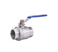 LYEUXHJPX Valvola a Sfera in Acciaio Inossidabile 316 Ispessita e Resistente alle Alte Temperature, Filettatura Interna in Due Pezzi, valvola a Filo Interno, 4 Minuti, 6 Minuti, 1 Pollice(G1/2)