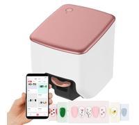 LYFDPN Macchina per Stampante per Unghie 3D, Stampante per Nail Art Mobile Digitale-Macchina per la Pittura per Unghie Portatile con Controllo App/Galleria di Progettazione