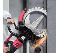 LYFDPN Sierras circulares eléctricas profesionales 3000RPM 8980W Sierra de anillo de hormigón húmedo/seco, Corte Profundo de 30 cm para renovación/obras viales (1blade)