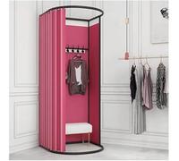 LYFDPN Spogliatoi di moda Negozio di abbigliamento Camerino Armadietto temporaneo Armadietto a U Tenda ombreggiante mobile Spogliatoio portatile per negozi specializzati