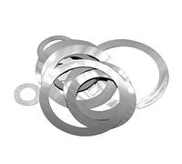 LYFeng-Rondelle piatte Guarnizione di regolazione in acciaio inossidabile ultrasottile di 0,05 mm di spessore, 50 pezzi, Lisse et durable(85X95X0.05)