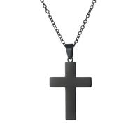 LYFHJD Accessorio Minimalista Crocifisso Collana Uomini, Collana a Croce con Gesù su di Esso - Girocollo Crocifisso Ciondolo per Uomini, Collana a Croce di Gesù per Il Natale Ringraziamento s