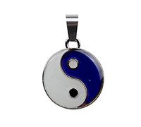 LYFHJD - Set di 5 pezzi, temperatura controllata, colore change heart Dolphin Butterfly Face Cross Pendant