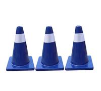 LYFHYSDSP Dissuasori parcheggio Auto, Birilli stradali con Base, Paletti delimitazione del Traffico, per parcheggi, Luoghi pubblici(Blue,30cm/12in)