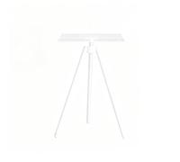 LYFHYSDSP Supporto Riviste Acrilico, Leggio da Pavimento a Treppiede, Acrilico Spesso e Metallo Resistente, Bordo Arrotondato Monoblocco per Esposizioni Domestiche e Commerciali(White,47cm/18.5in)
