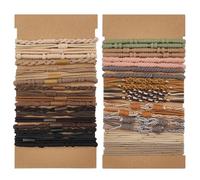 lyfLux - 40 braccialetti per capelli in stile bohémien, morbidi elastici intrecciati per capelli, elastici per capelli spessi e sottili, elastici per capelli senza danni