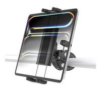 LYFPOOM Supporto per tablet da manubrio, per scooter elettrico/mountain bike, passeggino/barca, supporto per tablet da 4 a 12,9 pollici, per cellulare e tablet, iPad Pro/Air/Mini, Galaxy, iPhone