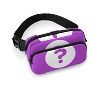 Lyfthologen Marsupio da ginnastica, regolabile, per corsa, camminata, escursionismo, Domande Mark, 20x13cm