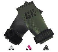 LYFTRX Hand Grips Fibra Carbono - Paracalli Cross Training, Gimnastica, Sollevamento Pesi, Lifting, Barra, Pull Up, Guanti Palestra, Fingerless Fit Palm Grip, No Hole Weight Lift Glove, Protegge Mani
