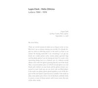 Lygia Clark - Hélio Oiticica