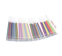 Lyguy - Ricarica per penna a inchiostro, 48 colori, 0,38 mm, inchiostro gel, per cancelleria metallizzata e pastello