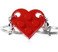 LYHURK Portachiavi Coppia Cuore, Cuore Portachiavi San, Regalo San Per Lui Portachiavi Portachiavi a Forma Di Cuore Come Regalo Per Amanti, Amici, Famiglia corazón BFF