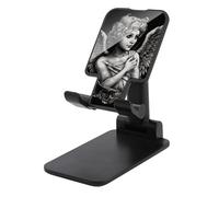 LYHVSFJW Angelo Ritratto Stile Pieghevole Cellulare Supporto Regolabile per Telefono per Scrivania Portatile Desktop Cellulare Stand con Base Antiscivolo Adatto a Tutti Gli Smart Phone