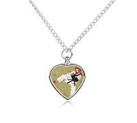 LYHVSFJW Collana con urna a forma di taekwondo, a forma di cuore, per ceneri, collana per cremazione di cani e gatti, ciondolo commemorativo per cucciolo di animale domestico