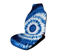 LYHVSFJW Coprisedili per auto, colore tie-dye, protezione per sedili anteriori, universali, adatti alla maggior parte dei sedili anteriori personalizzati, colore blu