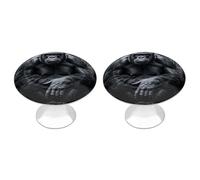 LYHVSFJW Gorilla on The Ground - Confezione da 2 pomelli decorativi per armadietti, cassetti, in acciaio inossidabile, per mobili da bagno, per cucina, porta e cassetto, armadio, armadio
