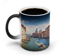 LYHVSFJW Grande Canal in Italia, tazza da caffè in ceramica che cambia il calore, tazza da tè personalizzata, 325 ml, tazze a sublimazione per bevande calde e fredde, casa, ufficio, feste