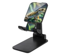 LYHVSFJW Leopard Little Gecko - Supporto pieghevole per telefono cellulare, regolabile, per scrivania, portatile, con base antiscivolo, adatto a tutti gli smartphone