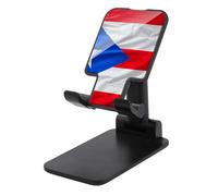 LYHVSFJW Supporto per telefono cellulare pieghevole con bandiera di Porto Rico Supporto regolabile per scrivania Supporto per cellulare da tavolo portatile con base antiscivolo si adatta a tutti gli