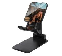 LYHVSFJW Supporto per telefono cellulare pieghevole Il cavallo è acqua potabile supporto per telefono per scrivania supporto per telefono cellulare regolabile supporto portatile per tablet con tablet