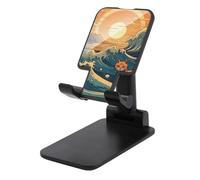 LYHVSFJW Supporto per telefono cellulare pieghevole in stile anime a forma di gatto, regolabile, per scrivania, portatile, con base antiscivolo, adatto a tutti gli smartphone