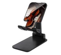 LYHVSFJW Violino spartiti musicali pieghevole supporto per telefono cellulare regolabile per scrivania Supporto per cellulare desktop portatile con base antiscivolo si adatta a tutti gli smartphone