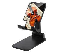 LYHVSFJW Violino spartiti musicali pieghevole supporto per telefono cellulare regolabile per scrivania Supporto per cellulare desktop portatile con base antiscivolo si adatta a tutti gli smartphone