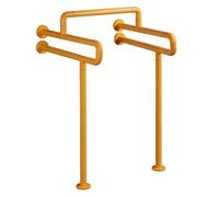 LYHXYLFT Corrimano di sicurezza for WC, corrimano for WC con impugnatura strutturata, maniglioni for WC for anziani e disabili, adatti a chi vive da solo(Yellow,48.81x23.62x23.62in)